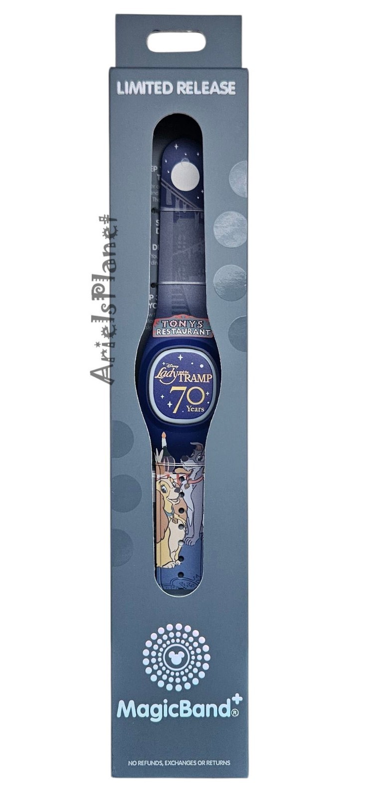 2025 Disney Parks The Lady & The Tramp 70 Years Magicband+