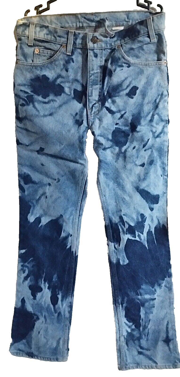 LEVIS JEANS SZ 34 VINTAGE 90´S FADED BLUE 517 RARE ORANGE