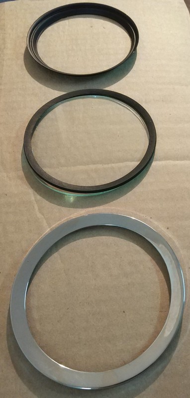 Lunette Cerclage Du Compteur De Vitesse Renault 8-Ts R8-Ts, R 8 Ts 100mm