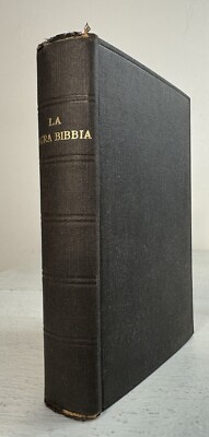 La Sacra Bibbia: Ossia L'antico E IL Nuovo Testamento (1939 Italian Edition HB)
