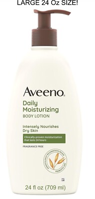 Aveeno Daily Moisturizing Body Lotion Dry Skin 24 fl oz NEW!