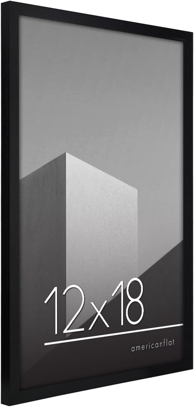 12x18 Poster Frame with Polished Plexiglass - Streamline Collection - Thin Borde
