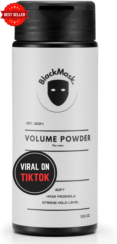 Backmask Hair Texture Powder for Men - Easy-To-Apply Styling Powder for Dry Hair