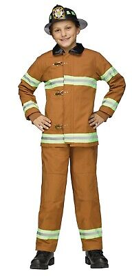 Child Firefighter Fireman Costume Large