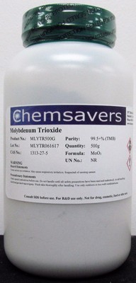 Molybdenum Trioxide, 99.5+% (Trace Metals Basis), 500g