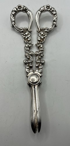Antique Tiffany & Co Silver Grape Shears Scissors 30 L