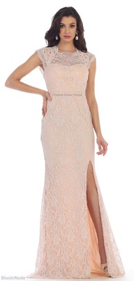 Pre-owned Designer Sale Cap Sleeve Prom Evening Formal Gown Red Carpet Long Special Occasion Dress