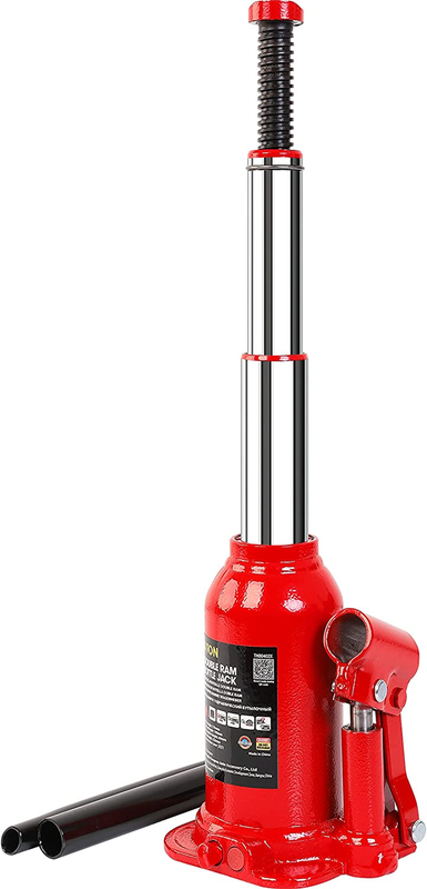 4 Ton (8,000 Lbs)  Double Ram Welded Hydraulic Car Bottle Jack for Auto Repair a