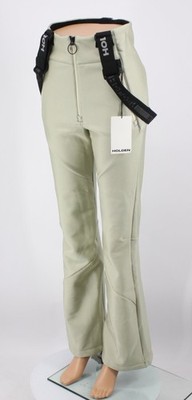 HOLDEN HIGH WAISTED STRETCH SKI PANTS WOMENS TROUSERS S PEARL GREY RRP £645 AD