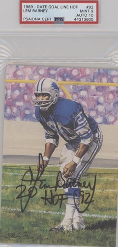 1989-Present Goal Line Art Pro Football Hall of Fame Collection Football Trading Cards