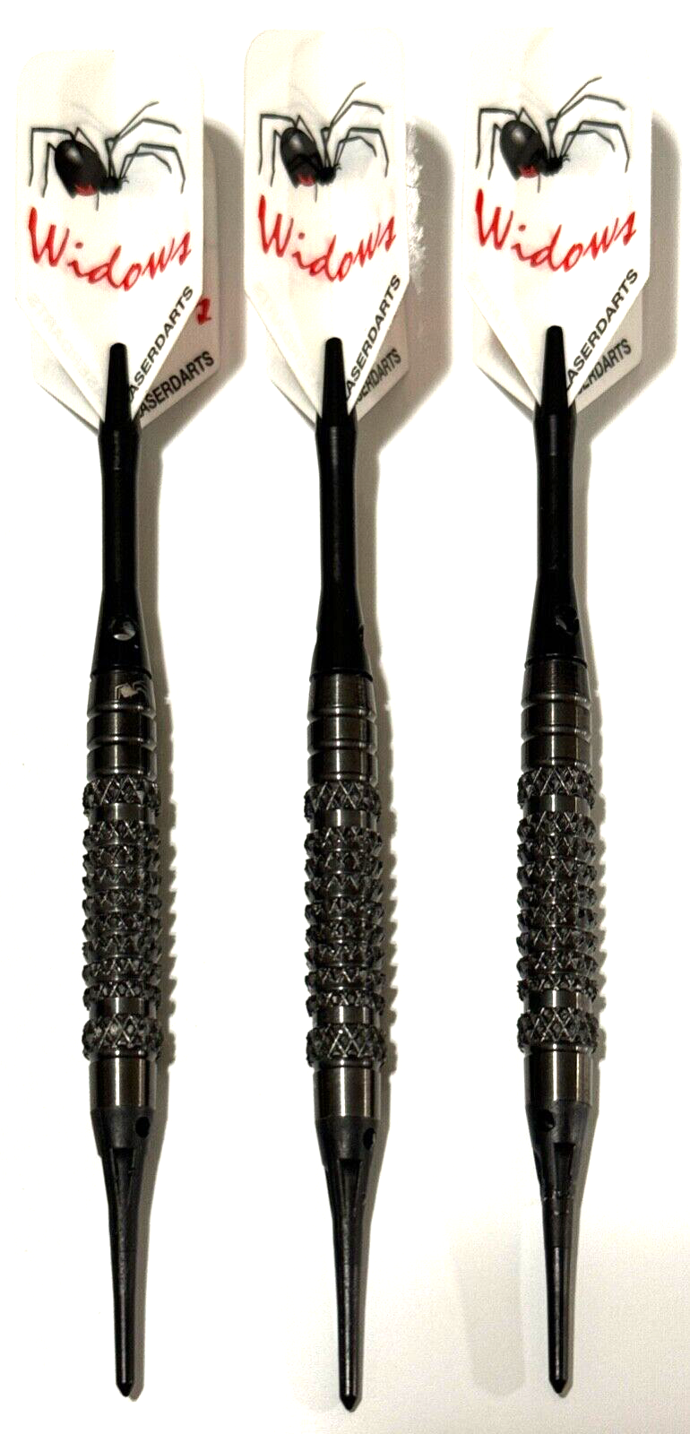 BLACK WIDOW MODEL WICKED 18 GR TUNGSTUN SOFT TIP DARTS SHIPS FREE N FREE FLIGHTS | eBay BLACK WIDOW MODEL WICKED 18 GR TUNGSTUN SOFT TIP DARTS SHIPS FREE N FREE FLIGHTS | eBay