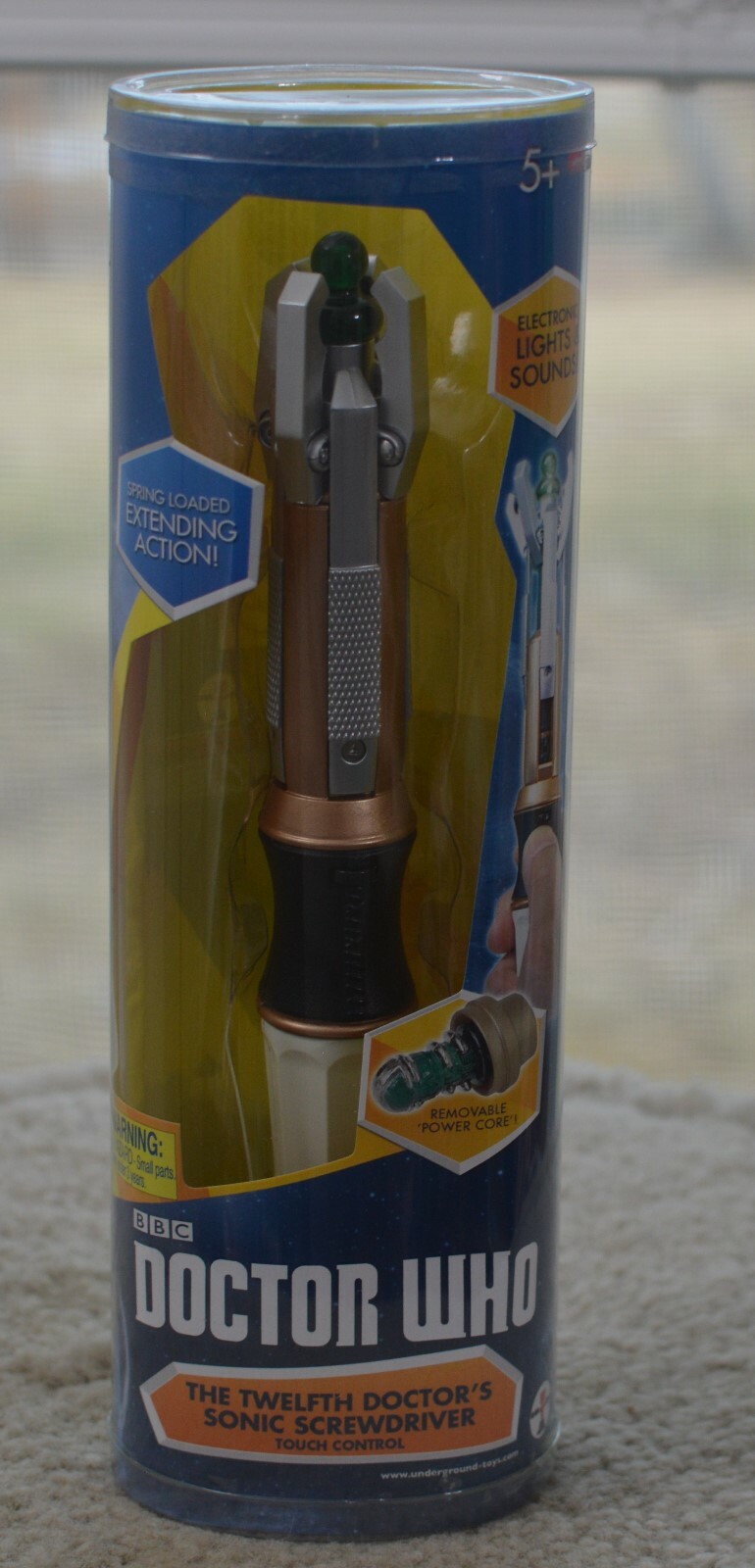 Doctor Who Twelfth 12th Dr Sonic Screwdriver Touch Control Lights & Sound