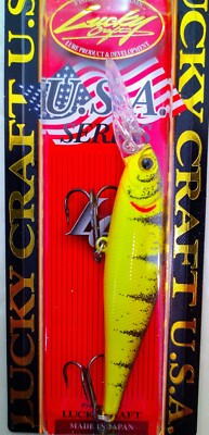 Lucky Craft Pointer 78DD Tiger Perch color 3'', 3/8 oz. Made in Japan, PT78DD-806