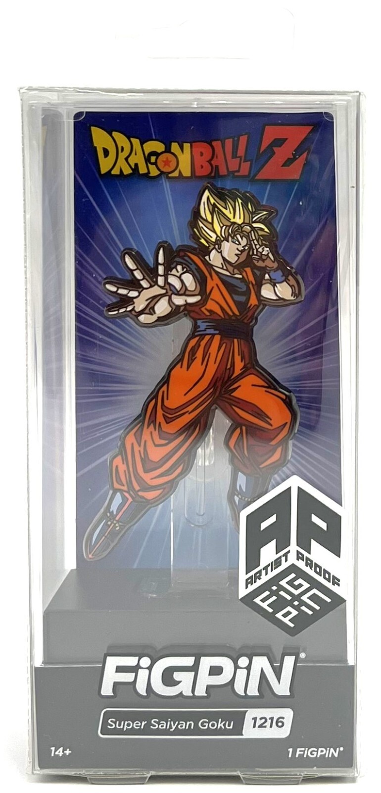 FiGPiN Dragon Ball Z Super Saiyan Goku #1216 AP Artist Proof