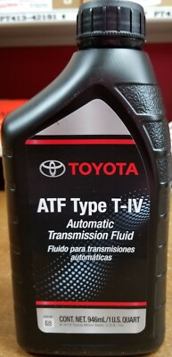 4 Quart ATF Genuine Toyota T-IV Automatic Transmission Fluid Oil For Lexus Scion