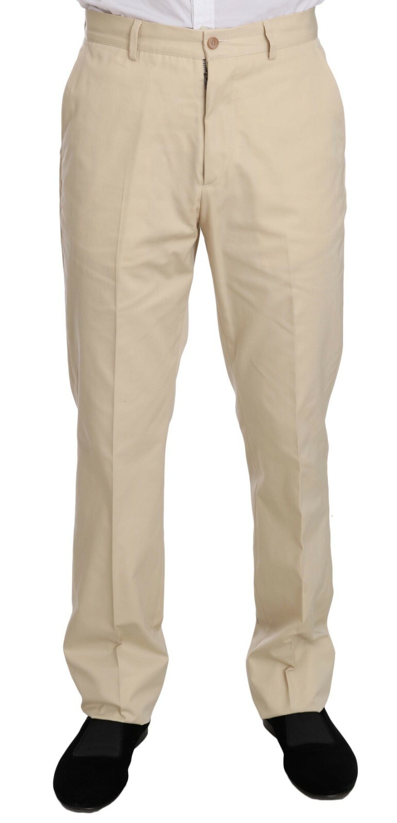 Pre-owned Romeo Gigli Suit Two Piece 3 Button Beige Cotton Solid Eu46 /us36/ S Rrp $600