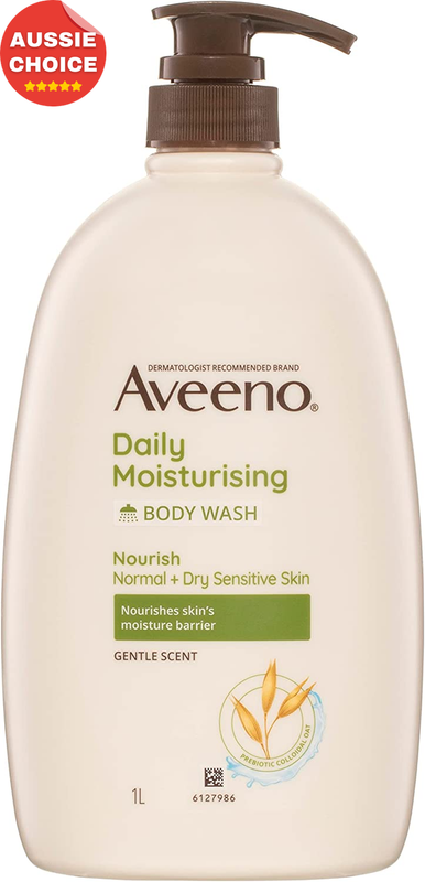 Daily Moisturising Body Wash Light Fragrance Hydrating 1L Normal Sensitive Skin