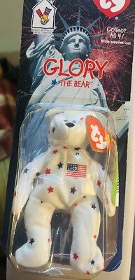Ty Beanie Baby Glory the Bear 1999 Mcdonalds Rare with Tag