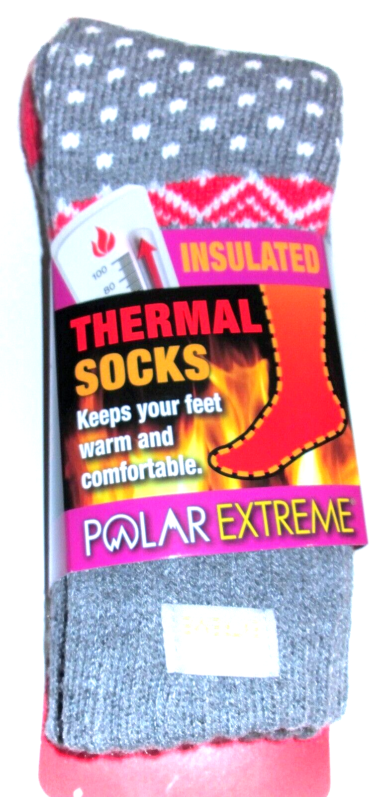 Womens Polar Extreme Insulated Moisture Wicking Cushioned Thermal Crew Socks