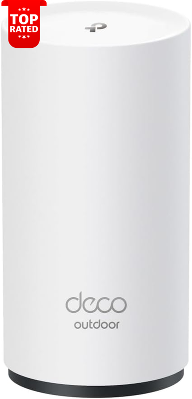 Deco BE25 Dual Band Wi-Fi 7 Mesh System Outdoor 1-Pack Poe Wireless Router