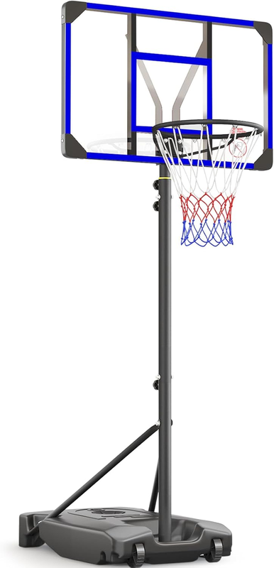 Kids Basketball Hoop Outdoor 4.82-8.53Ft Adjustable, Portable ...