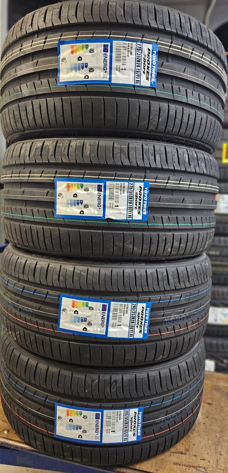 4X NEW TOYO PROXES SPORT 275/30 ZR20 245/35 ZR20 CAR TYRES 4X NEW TOYO PROXES SPORT 275/30 ZR20 245/35 ZR20 CAR TYRES