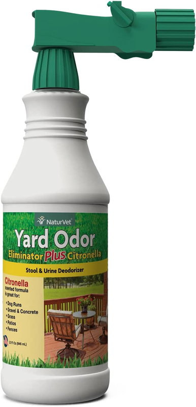 Naturvet &ndash; Yard Odor Eliminator plus Citronella Spray &ndash; 