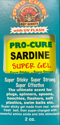 Pro-Cure 2 oz. Scented Super Gel Fishing Bait Attractant...Pick Scent..Fast Ship