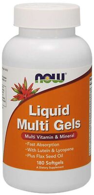 Now Foods Liquid Multi Gels 180 Softgels