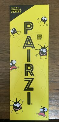 Pairzi Fast Critter Matching Card Dice Game CARMAKER GAMES *NEW