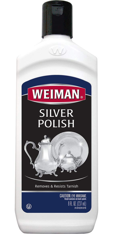 Weiman Silver Polish & Cleaner Clean Shine Safe Protective Prevent Tarnish 8Oz