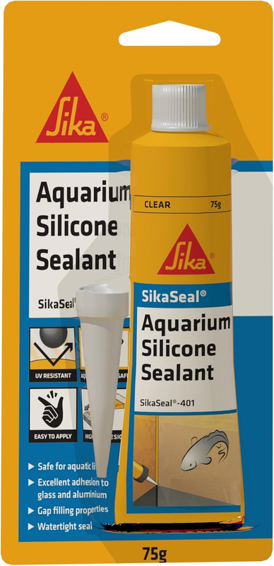 seal-401 Aquarium Safe Silicone Sealant, Clear, 75Gr