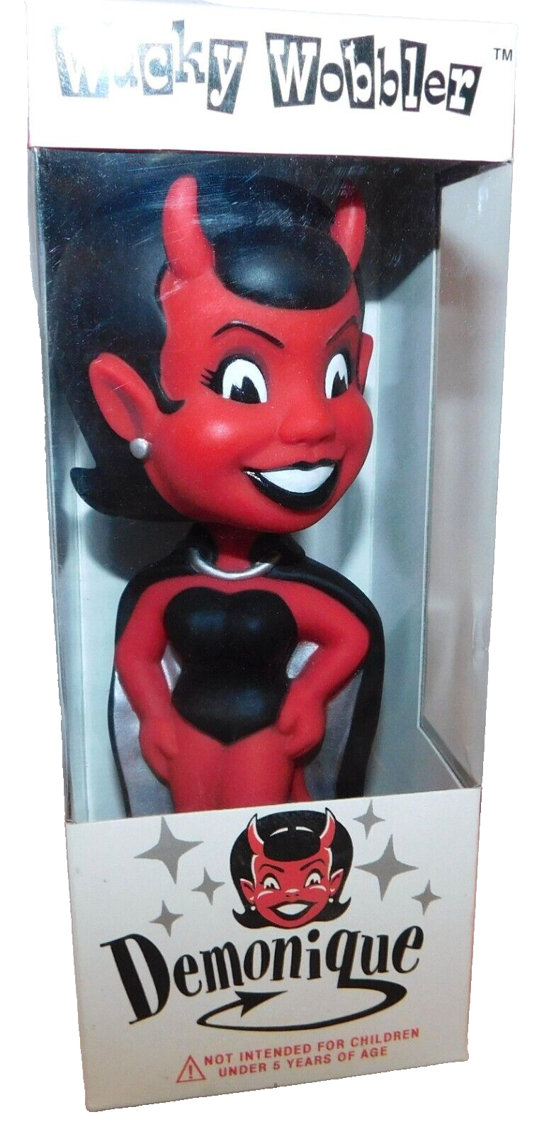 【FUNKO WACKY WOBBLER】Demonique 2001 Demonique Funko Wacky Wobbler Bobblehead Brand New in