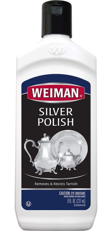 Weiman Silver Polish and Cleaner Safe Protective Prevent Tarnish, Floral 8 OZ