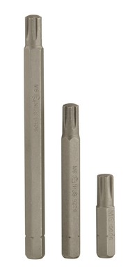 Genius Tools 14mm Hex Shank, M14 Ribe Screwdriver Bit, 30mmL - 9014