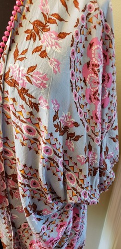 Sophie & Kate Pink/Purple Frock Candy Boutique Wrap Kimono One Size