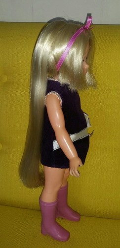 Pretty Vtg 60s Ideal VELVET Grow Hair Doll w Clothes & Catalog Dress Crissy Fam