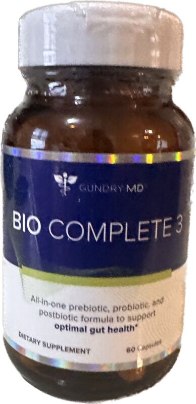 Gundry Md Bio Complete 3 Prebiotic Probiotic Postbiotic. Optimal Gut Health