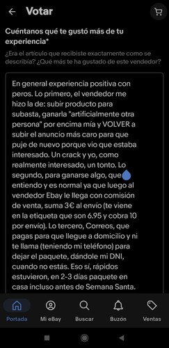 Fotos del artículo de un comprador verificado