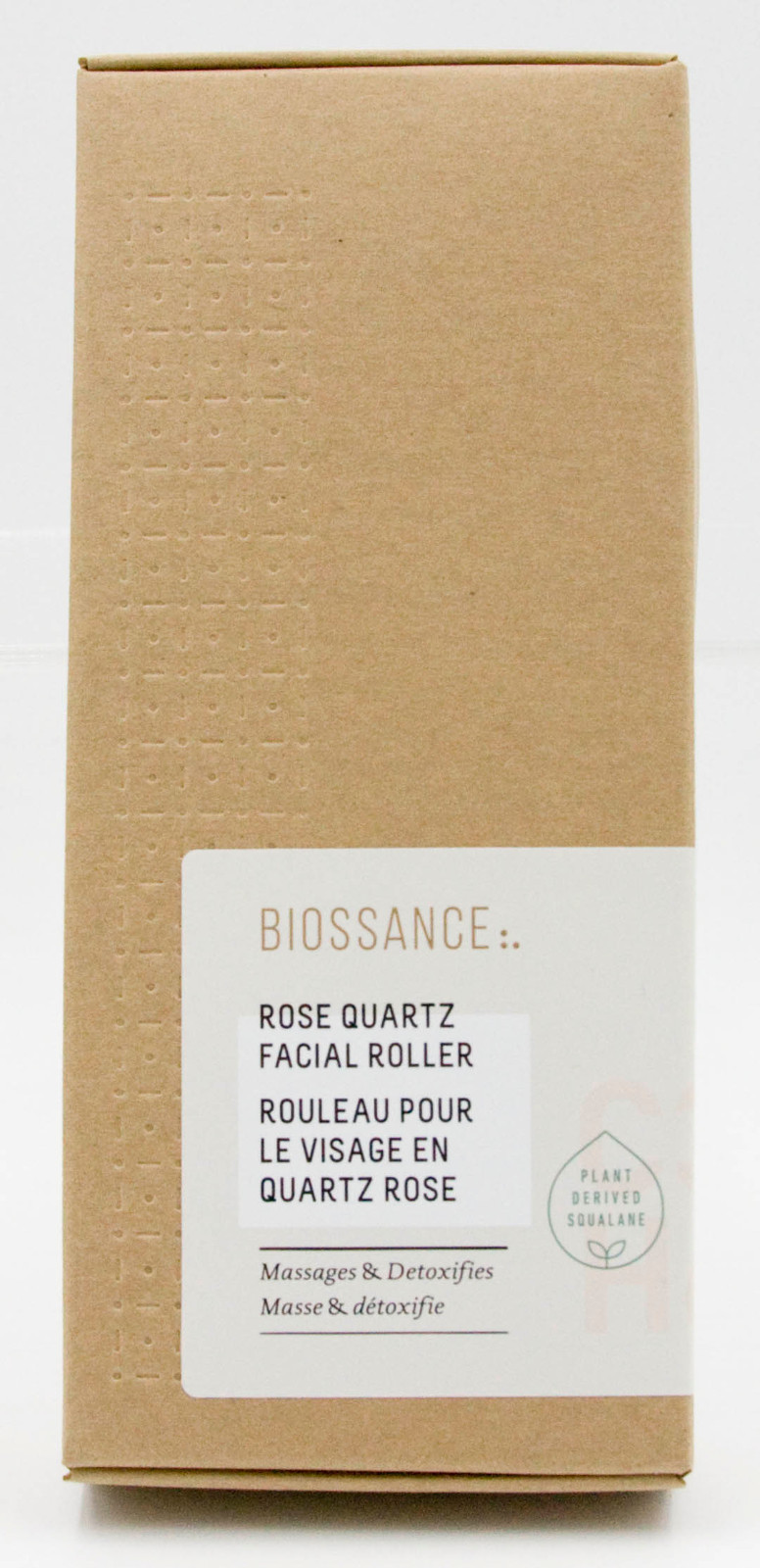 Biossance Rose Quartz Facial Roller~NIB $40 Value (Made in USA)