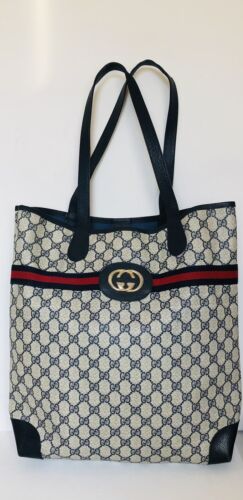 Authentic GUCCI GG Plus Monogram Web Ophidia Logo Tote COA Authentic GUCCI GG Plus Monogram Web Ophidia Logo Tote COA