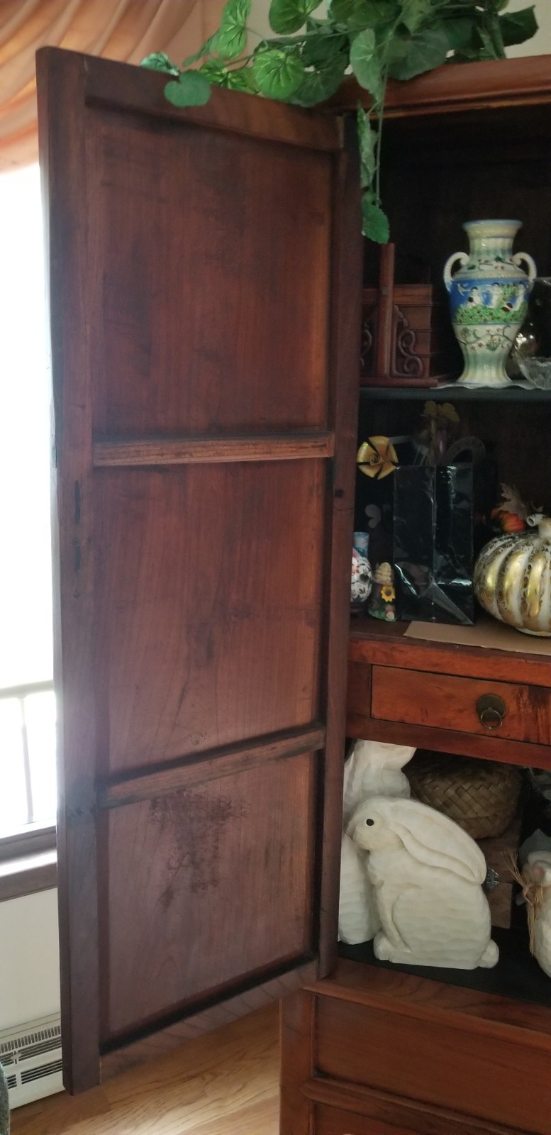 ANTIQUE, CHINESE, JUMU TAPERED CABINET, YUANJIAOGUI