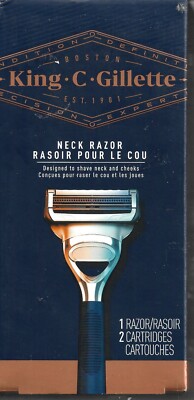 King-C-Gillette Neck Razor (1 Razor2 Cartridges)