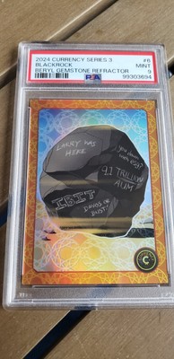 2024 Cardsmiths Currency BlackRock Beryl Gemstone Refractor PSA 9 Mint #6 73/149