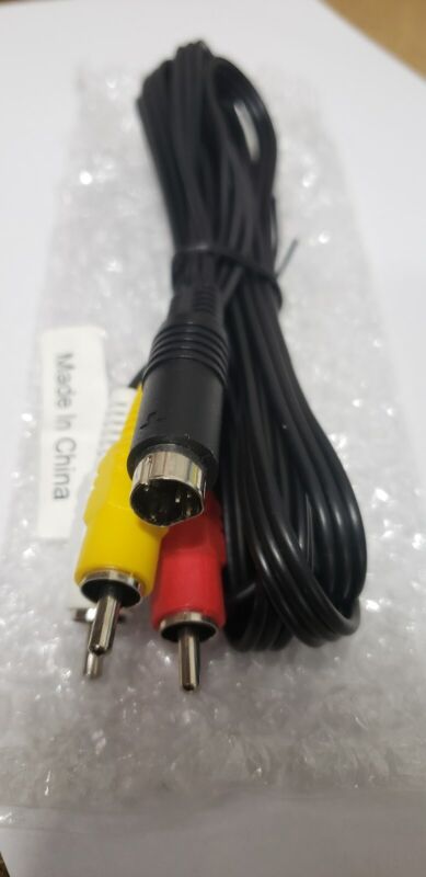 New Sega Saturn (3-pin) Av Cable/ Audio Video Cable (new Without Packaging-bulk)