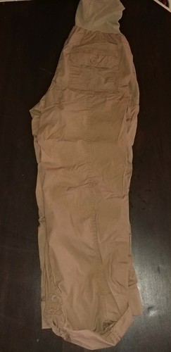 Lot Of 4 Maternity Shorts Capris Denim Khaki Oh Baby By Motherhood Great...
