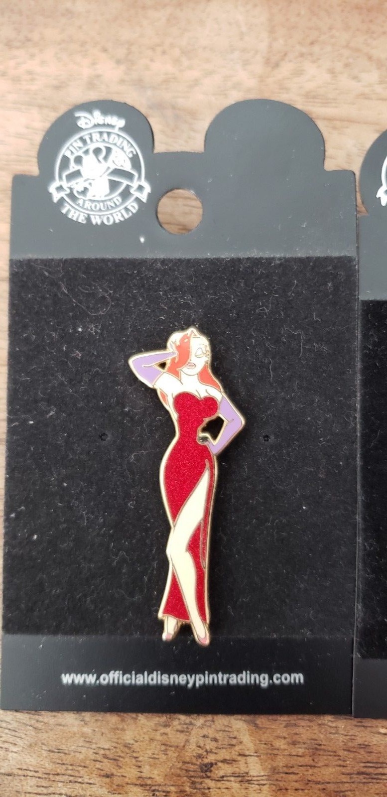 Jessica Rabbit set of 2 pins maroon dress & take 37 with Roger FREE SHIPPING