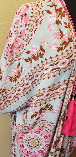 Sophie & Kate Pink/Purple Frock Candy Boutique Wrap Kimono One Size