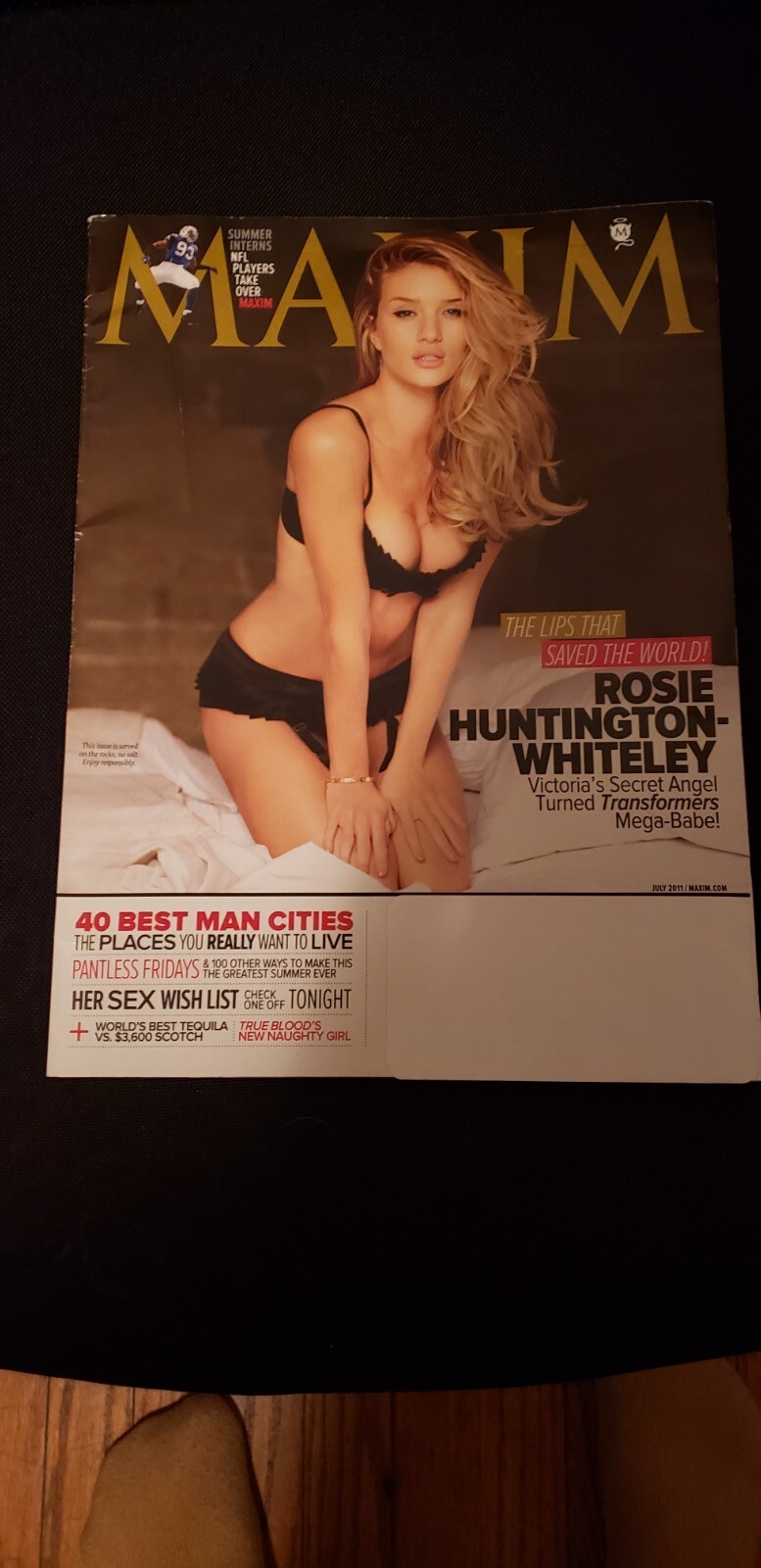Maxim Magazine Rosie Huntington-Whiteley July 2011 Victoria