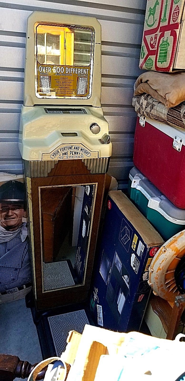 WATLING  SCALE MFG.CO VINTAGE 1 Cent Cent Fortune WEIGHT SCALE